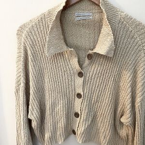 Urban outfitters cropped knit sweater